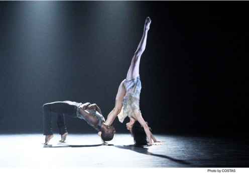 Martha Graham Dance Company’s Lloyd Knight & Natasha Diamond-Walker in Nacho Duato’s “Depak Ine” Photo: Costas
