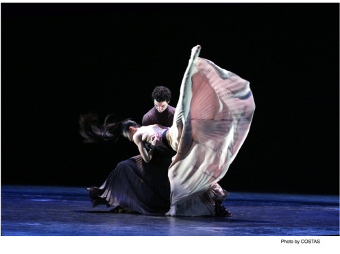 Martha Graham Dance Company’s Lorenzo Pagano & PeiJu Chien-Pott in Andonis Foniadakis’s “Echo”.